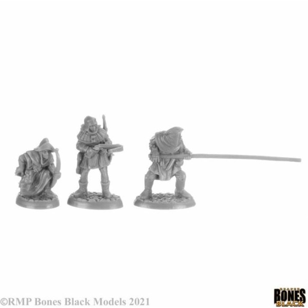 Reaper Bones Black - Henchmen and Hirelings - Boxed Set