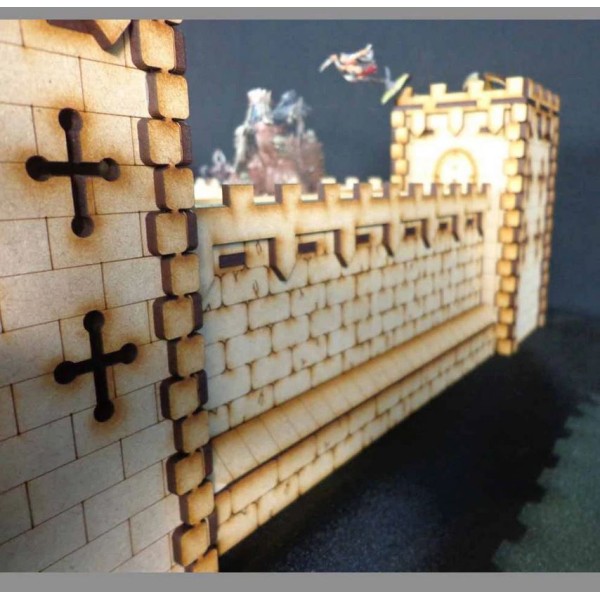 TTCombat - MDF Terrain - Savage Domain - Castle Set 