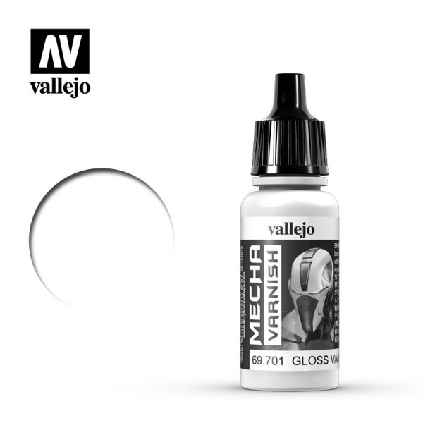 Vallejo - Mecha Color Airbrush Paints - Mecha Gloss Varnish Vallejo - Mecha Color Airbrush Paints - Mecha Gloss Varnish