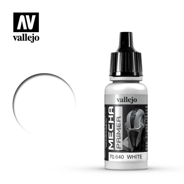 Vallejo - Mecha Color Airbrush Paints - Mecha White Primer Vallejo - Mecha Color Airbrush Paints - Mecha White Primer