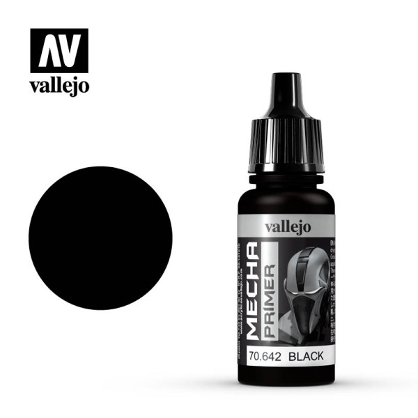 Vallejo - Mecha Color Airbrush Paints - Mecha Black Primer Vallejo - Mecha Color Airbrush Paints - Mecha Black Primer
