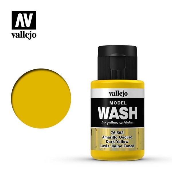 Clearance - Vallejo - Model Wash - Dark Yellow