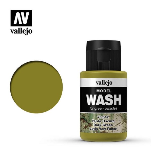Clearance - Vallejo - Model Wash - Dark Green