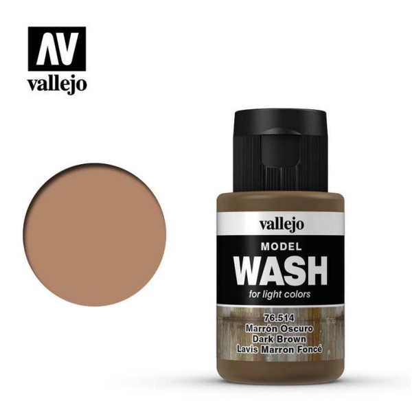 Clearance - Vallejo - Model Wash - Dark Brown