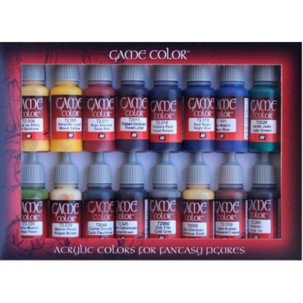 Clearance - Vallejo - Game Colour - Advanced 16 Colour Set