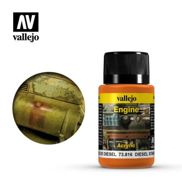 Clearance - Vallejo - Weathering Effects - Diesel Stains 40ml Clearance - Vallejo - Weathering Effects - Diesel Stains 40ml