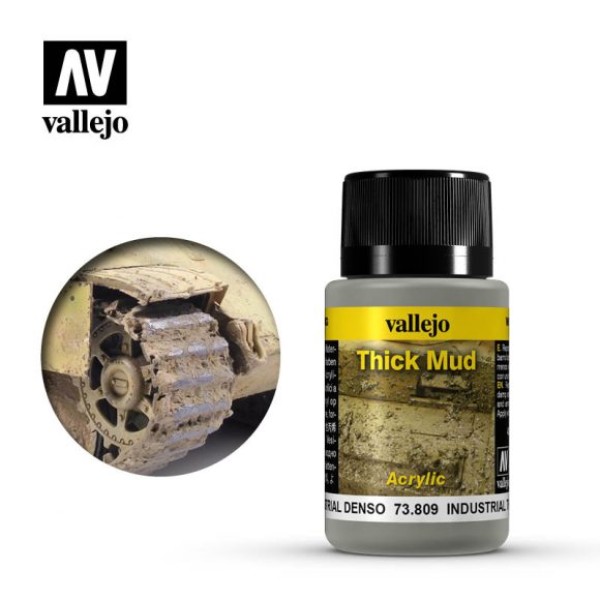 Clearance - Vallejo - Weathering Effects - Industrial Thick Mud 40ml