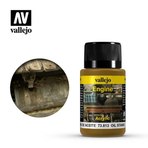 Clearance - Vallejo - Weathering Effects - Oil Stains 40ml Clearance - Vallejo - Weathering Effects - Oil Stains 40ml