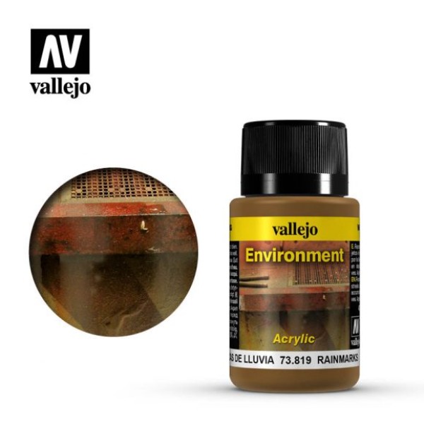 Clearance - Vallejo - Weathering Effects - Rain Marks 40ml Clearance - Vallejo - Weathering Effects - Rain Marks 40ml