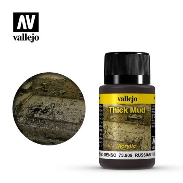 Clearance - Vallejo - Weathering Effects - Russian Thick Mud 40ml