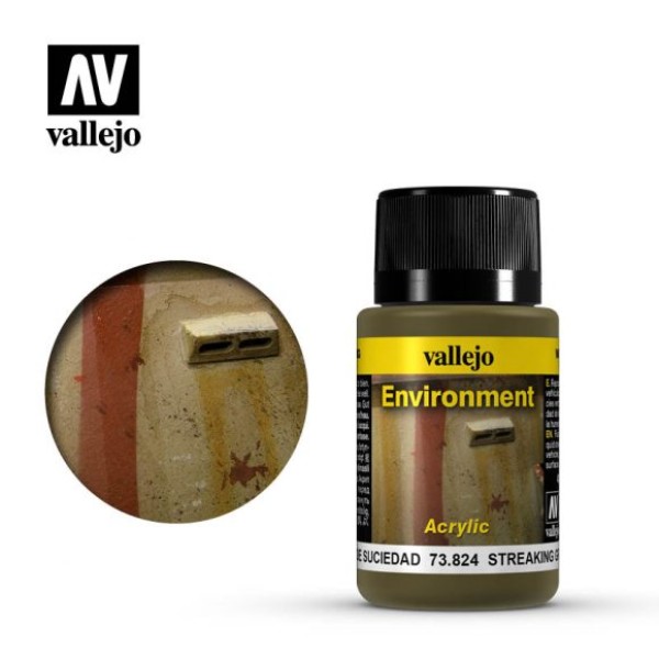 Clearance - Vallejo - Weathering Effects - Streaking Grime 40ml Clearance - Vallejo - Weathering Effects - Streaking Grime 40ml