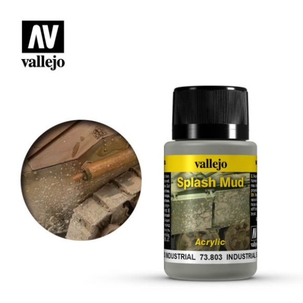 Clearance - Vallejo - Weathering Effects - Industrial Splash Mud 40ml Clearance - Vallejo - Weathering Effects - Industrial Splash Mud 40ml