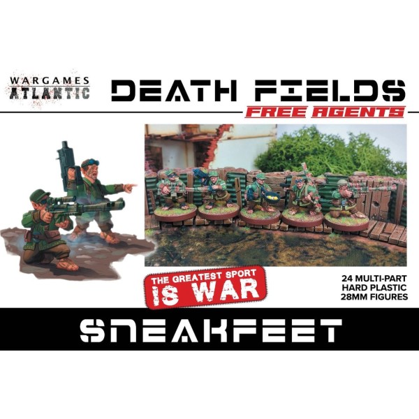 Wargames Atlantic - Death Fields - SneakFeet - Plastic Boxed Set (24)