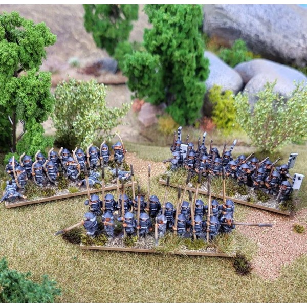 Wargames Atlantic - Grand Battle 10mm Scale - Ashigaru (328 Figures)