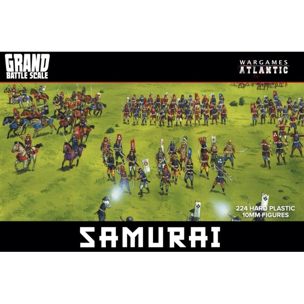 Wargames Atlantic - Grand Battle 10mm Scale - Samurai Army (224 Figures)