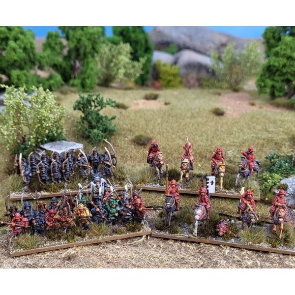 Wargames Atlantic - Grand Battle 10mm Scale - Samurai Army (224 Figures)