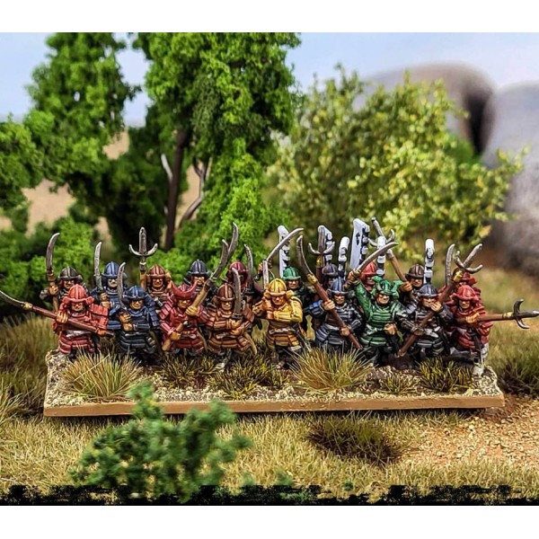 Wargames Atlantic - Grand Battle 10mm Scale - Samurai Army (224 Figures)