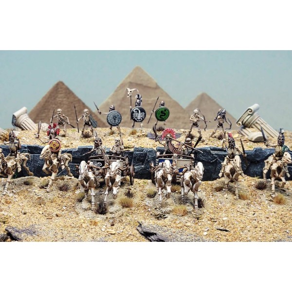 Wargames Atlantic - Classic Fantasy - Skeleton Cavalry and Chariots - Plastic Boxed Set