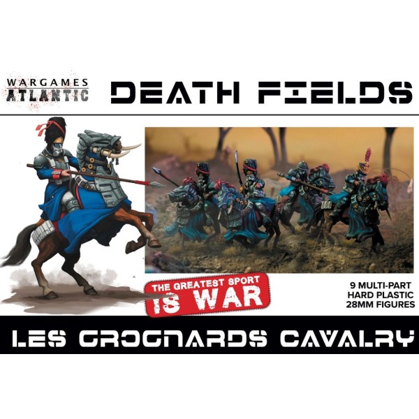 Wargames Atlantic - Death Fields - Les Grognards Cavalry  Box Set - Plastic Boxed Set (9)