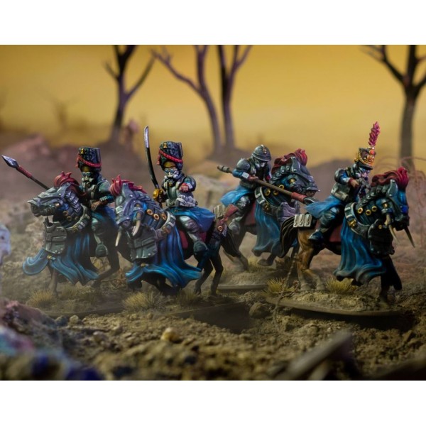 Wargames Atlantic - Death Fields - Les Grognards Cavalry  Box Set - Plastic Boxed Set (9)