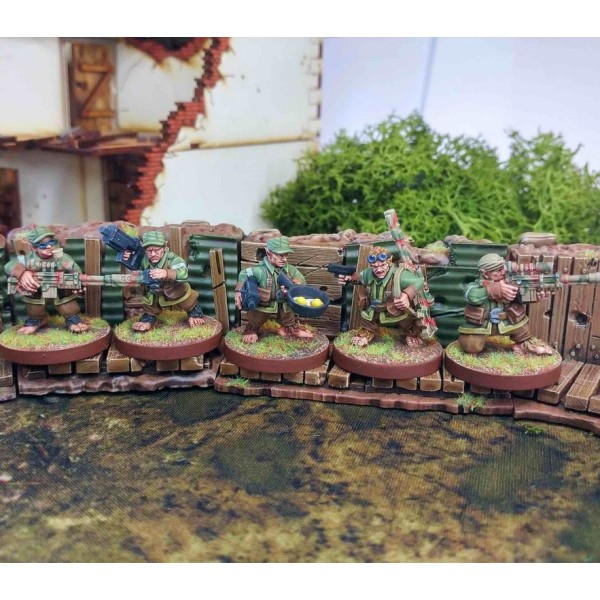 Wargames Atlantic - Death Fields - SneakFeet - Plastic Boxed Set (24)