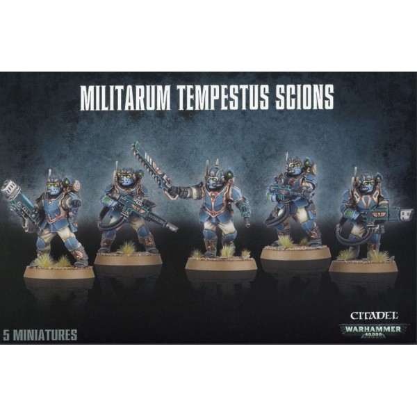 Warhammer 40k - Astra Militarum - Militarum Tempestus Scions / Command Squad Warhammer 40k - Astra Militarum - Militarum Tempestus Scions / Command Squad