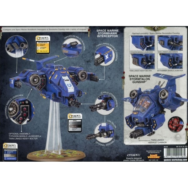 Warhammer 40k - Space Marine - Stormhawk Interceptor / Stormtalon Gunship Warhammer 40k - Space Marine - Stormhawk Interceptor / Stormtalon Gunship