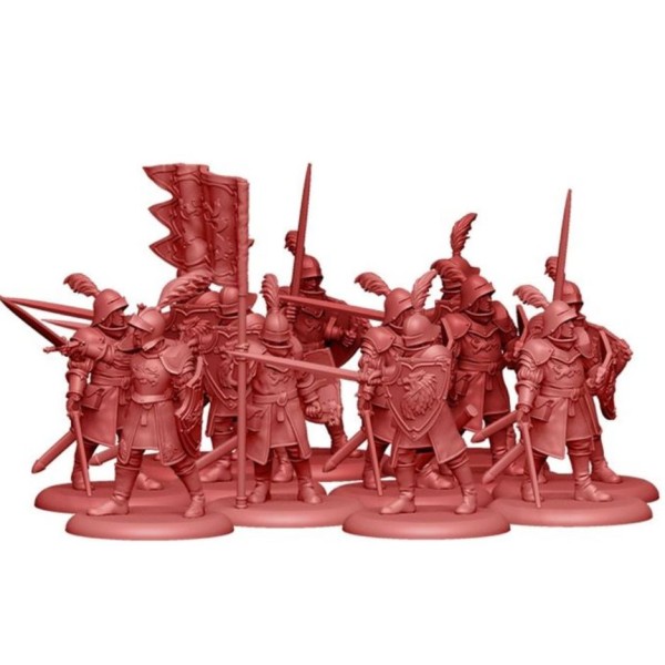 A Song of Ice and Fire - Tabletop Miniatures Game - Lannister Guards A Song of Ice and Fire - Tabletop Miniatures Game - Lannister Guards