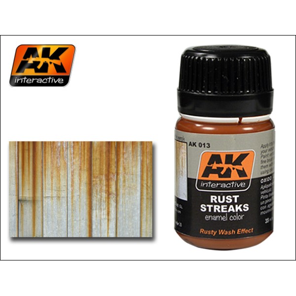 AK Interactive - Washes & Auxiliaries: Rust Streaks AK Interactive - Washes & Auxiliaries: Rust Streaks