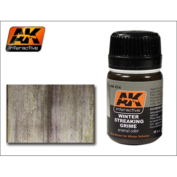 AK Interactive - Washes & Auxiliaries: Winter Streaking Grime AK Interactive - Washes & Auxiliaries: Winter Streaking Grime