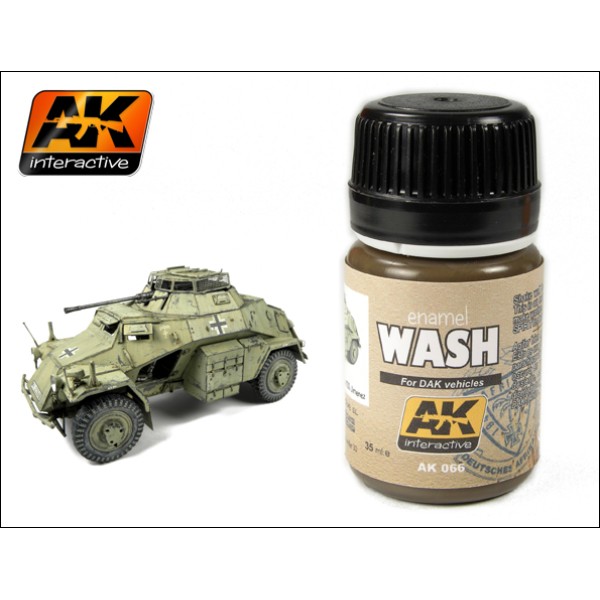 AK Interactive - Washes & Auxiliaries: Africa Corps Wash AK Interactive - Washes & Auxiliaries: Africa Corps Wash