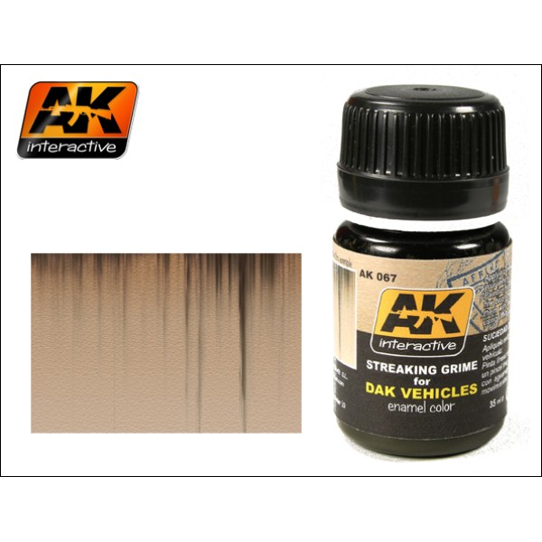 AK Interactive - Washes & Auxiliaries: Streaking Grime for Africa Korps AK Interactive - Washes & Auxiliaries: Streaking Grime for Africa Korps