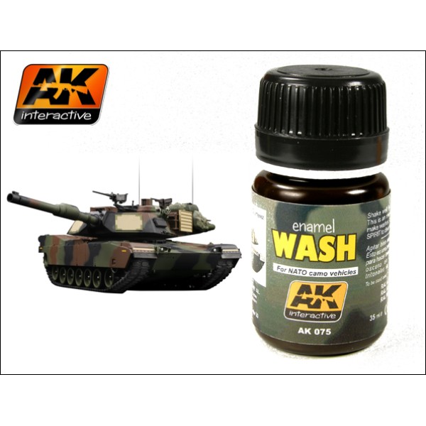 AK Interactive - Washes & Auxiliaries: Wash for NATO Tanks AK Interactive - Washes & Auxiliaries: Wash for NATO Tanks