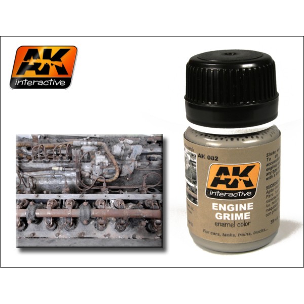 AK Interactive - Washes & Auxiliaries: Engine Grime AK Interactive - Washes & Auxiliaries: Engine Grime