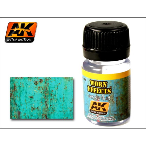 AK Interactive - Washes & Auxiliaries: Worn Effects Acrylic Fluid AK Interactive - Washes & Auxiliaries: Worn Effects Acrylic Fluid