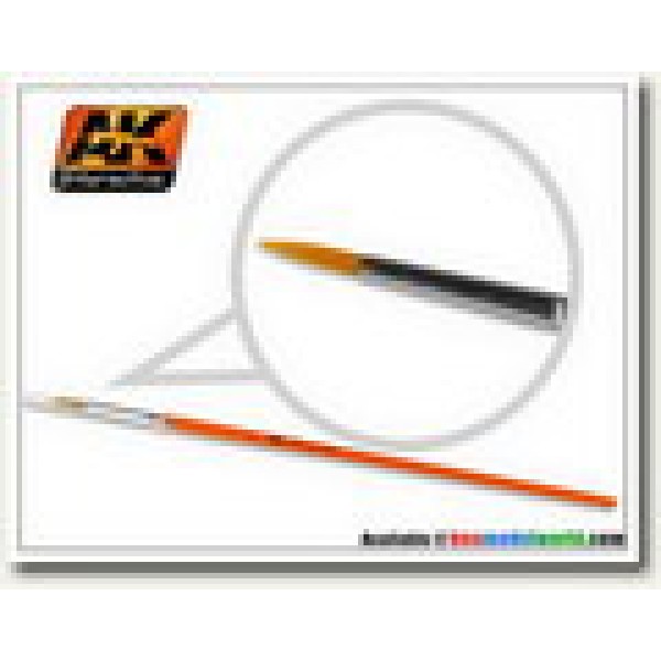 AK Interactive - Round Brush 4 Synthetic