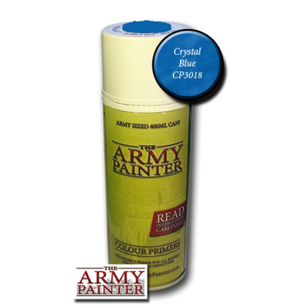 Clearance - The Army Painter - Colour Primer: Crystal Blue (In Store Only)