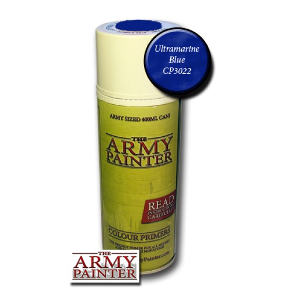 Clearance - The Army Painter - Colour Primer: Ultramarine Blue (In Store Only)