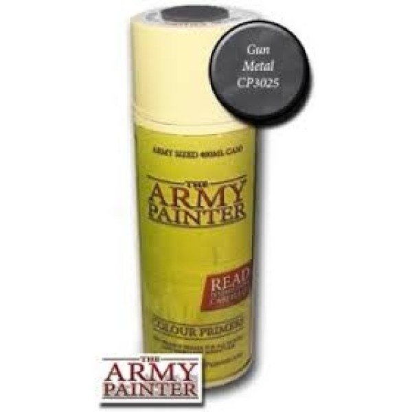 Clearancec - The Army Painter - Colour Primer: Gun Metal (In Store Only)