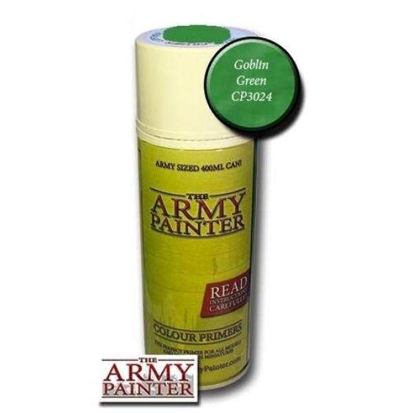 Clearance - The Army Painter - Colour Primer: Goblin Green (In Store Only)