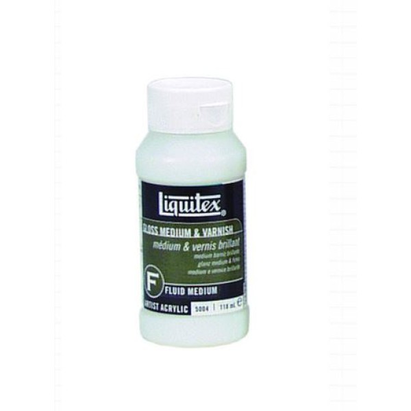 Clearance - Liquitex Mediums - Gloss Medium & Varnish - 237ml