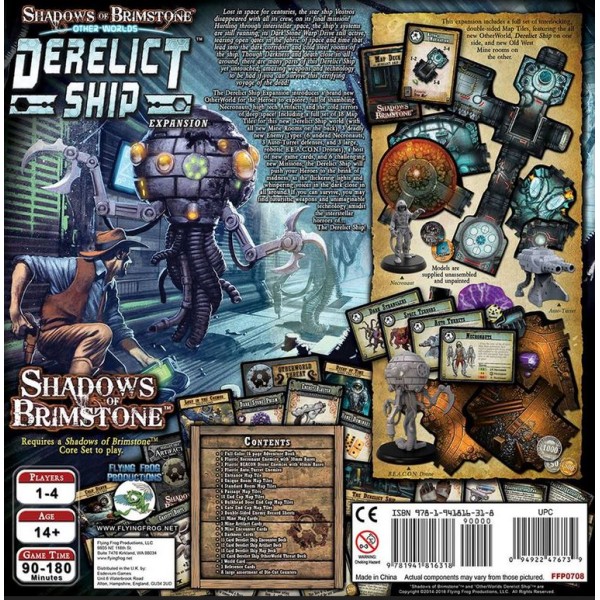 Shadows of Brimstone - Derelict Ship Expansion Shadows of Brimstone - Derelict Ship Expansion