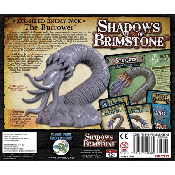 Shadows of Brimstone - The Burrower - XXL Enemy Pack Shadows of Brimstone - The Burrower - XXL Enemy Pack