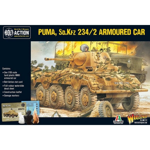 Bolt Action - Germany - Puma Sd.Kfz 234/2 Armoured Car (plastic)