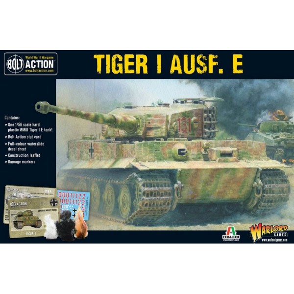 Bolt Action - Germany - Tiger I Ausf.E Heavy Tank Plastic Box Set