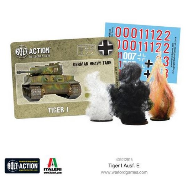 Bolt Action - Germany - Tiger I Ausf.E Heavy Tank Plastic Box Set