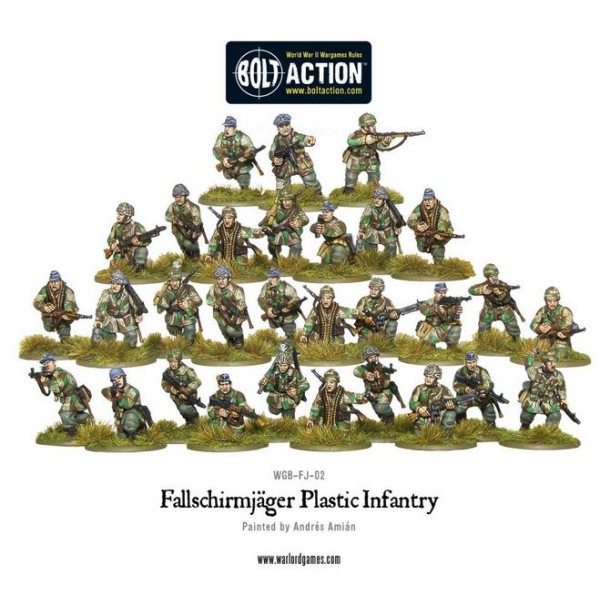 Bolt Action - Germany - Fallschirmjager Plastic Boxed Set Bolt Action - Germany - Fallschirmjager Plastic Boxed Set