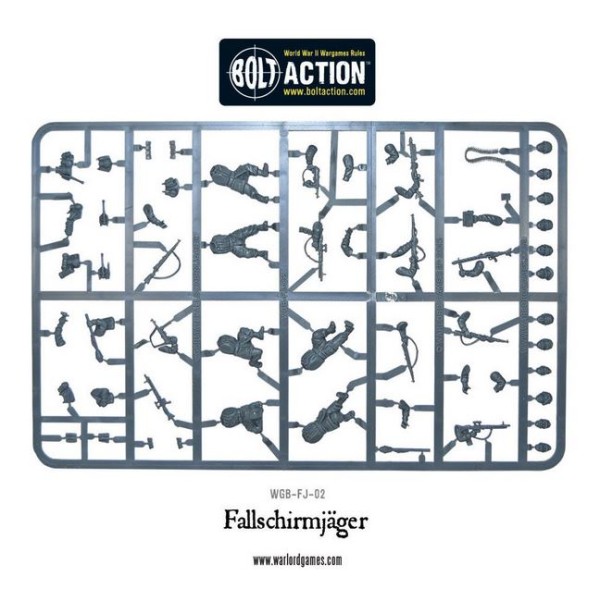 Bolt Action - Germany - Fallschirmjager Plastic Boxed Set Bolt Action - Germany - Fallschirmjager Plastic Boxed Set