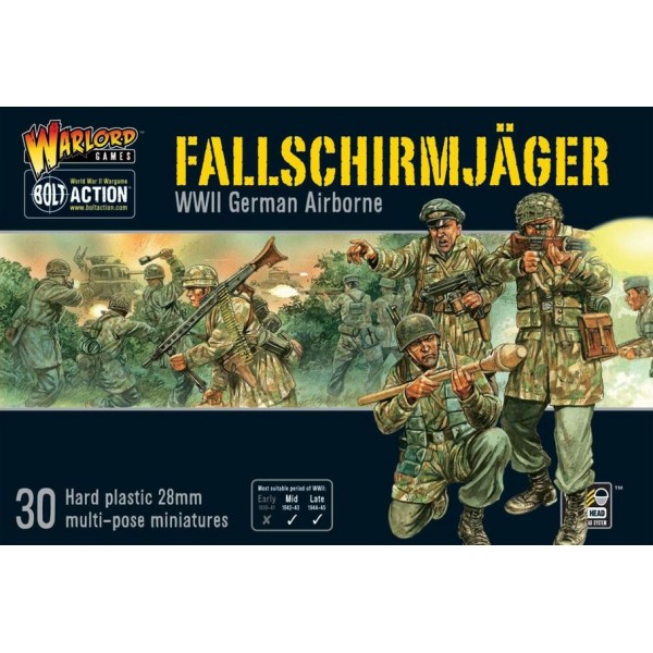 Bolt Action - Germany - Fallschirmjager Plastic Boxed Set Bolt Action - Germany - Fallschirmjager Plastic Boxed Set
