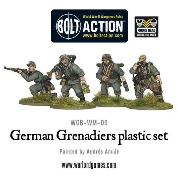 Bolt Action - Germany - German Grenadiers - plastic box set